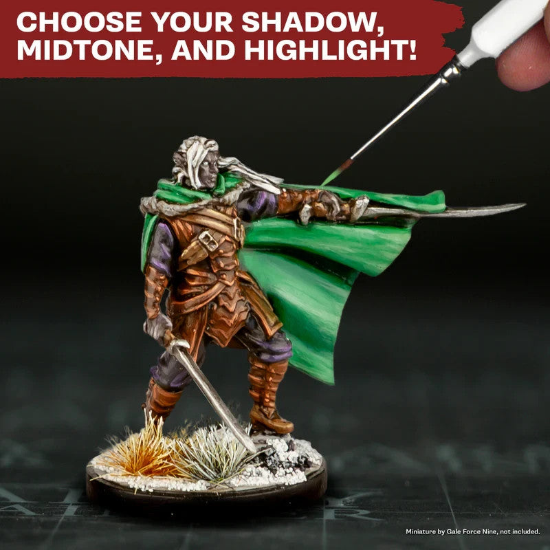 The Army Painter Warpaints Fanatic Flexible Triade Plus+ Deep Greens Set WP8088