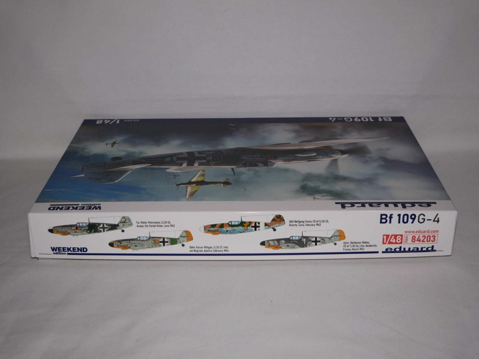Eduard 1:48 Scale WWII Messerschmitt Bf 109G-4 Weekend Edition Model Kit - 84203