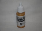 Vallejo Model Color Gold Metallic Acrylic 17ml/0.57 fl oz Dropper Bottle 70.996