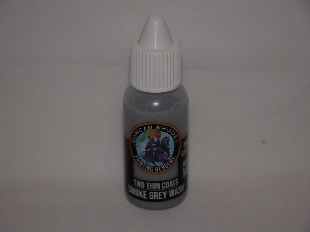Duncan Rhodes Painting Academy Two Thin Coats Smoke Grey Wash 15ml Bottle 10175