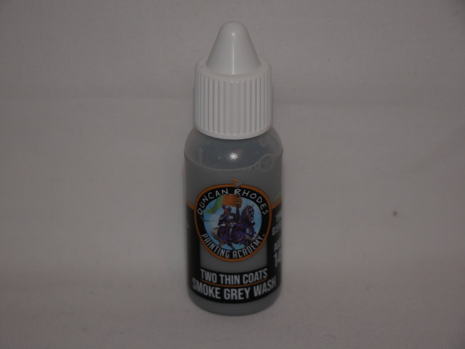 Duncan Rhodes Painting Academy Two Thin Coats Smoke Grey Wash 15ml Bottle 10175
