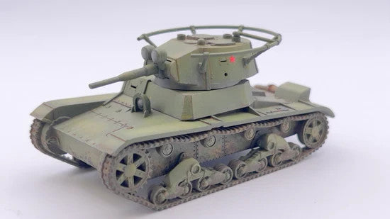 Rubicon Models 1:56 (28mm) Scale WWII Soviet T-26 Light Infantry Tank - 280070