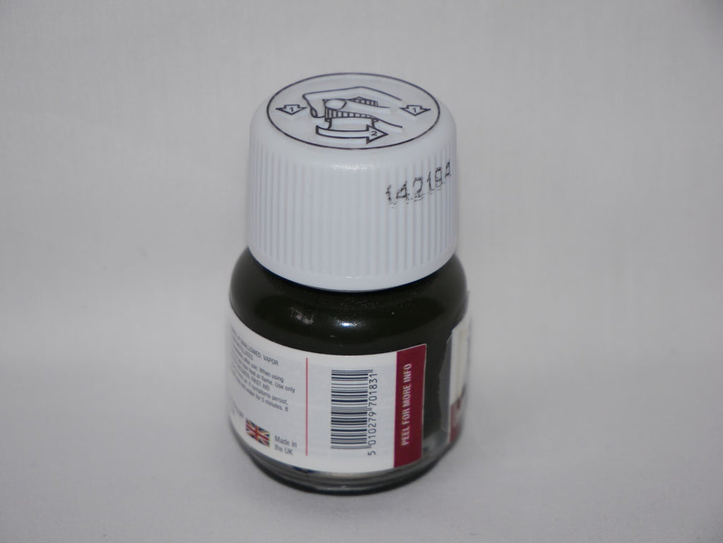 Humbrol Scale Modelling Enamel Dark Green Wash (28ml) Glass Jar Bottle - AV0203