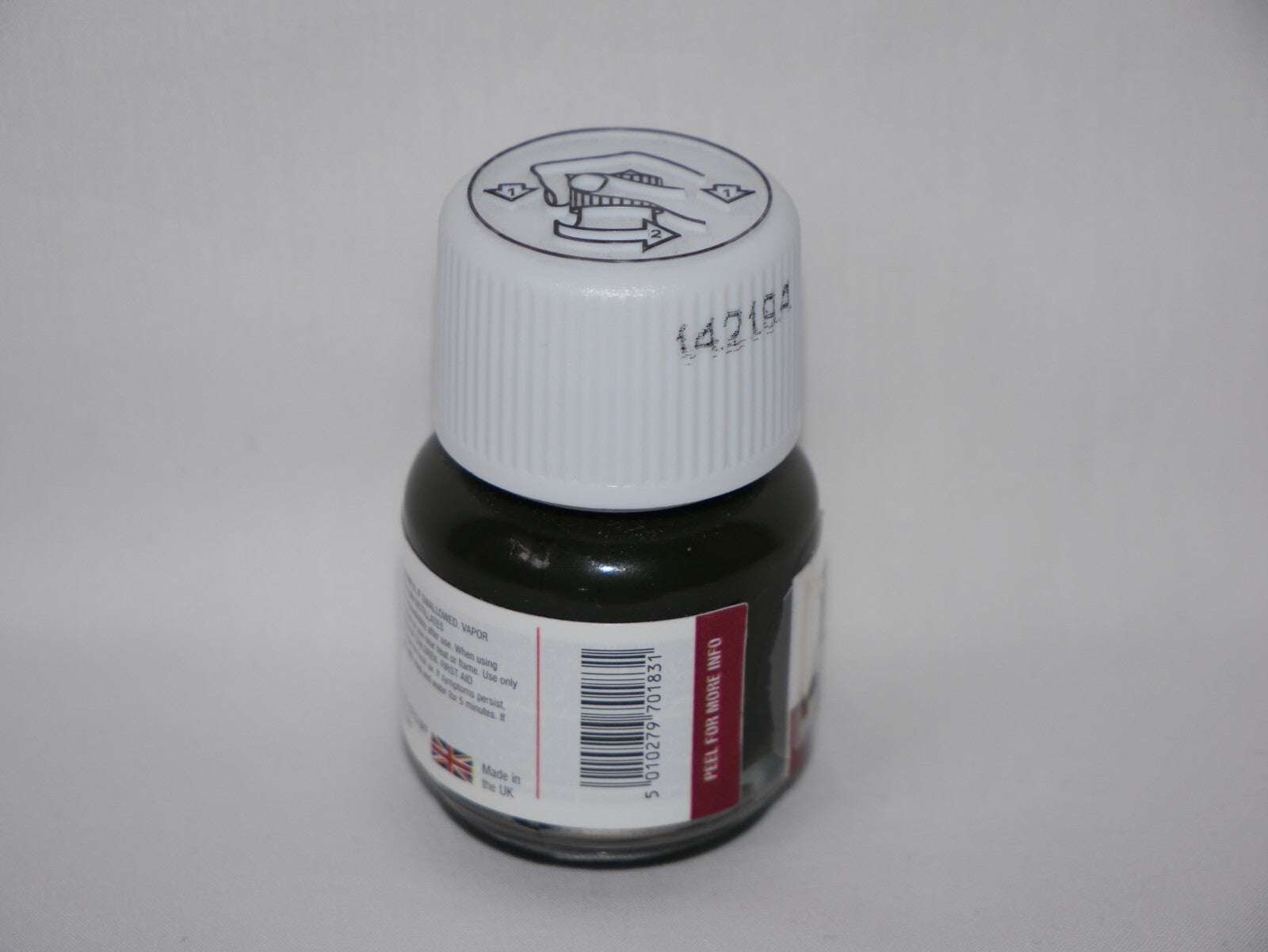 Humbrol Scale Modelling Enamel Dark Green Wash (28ml) Glass Jar Bottle - AV0203