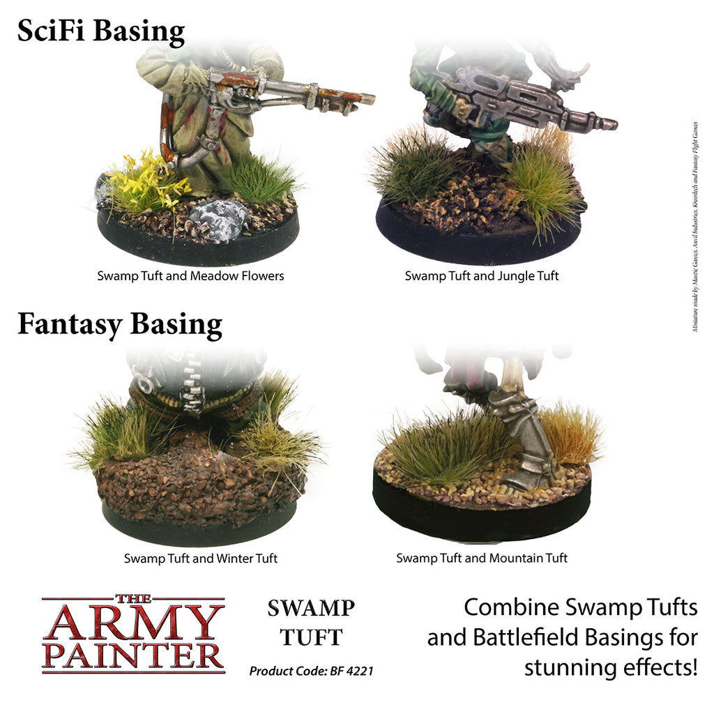 The Army Painter Battlefields Swamp Tufts For Wargaming (77) Per Pack - BF4221