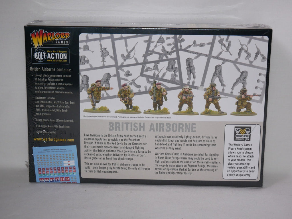 Warlord Games Bolt Action 1:56 British Airborne Allied Paratroopers - 402011009