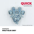 AK Interactive Acrylic Quick Gen Markers For Tabletop Wargames Wolf Blue Grey - AKMQ034