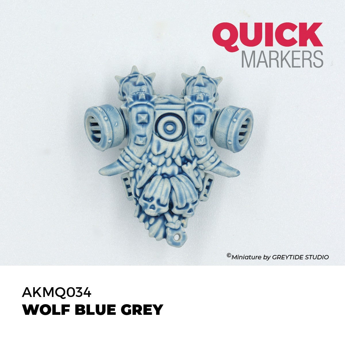 AK Interactive Acrylic Quick Gen Markers For Tabletop Wargames Wolf Blue Grey - AKMQ034
