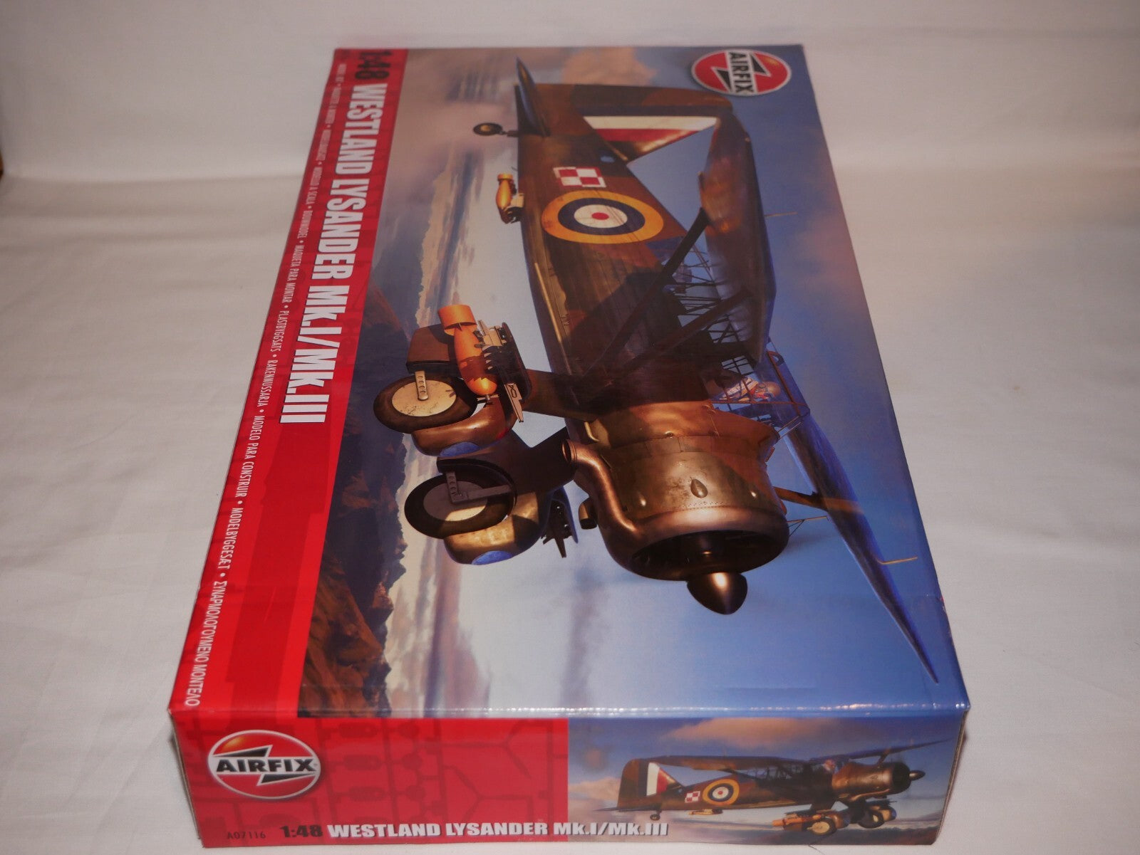 Airfix 1:48 Scale Westland Lysander Mk.I/Mk.III Model Kit Skill Level 3 - A07116
