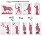 Hat Industrie 1:72 Scale Napoleonic Russian Infantry (Command) Miniatures - 8352