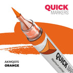 AK Interactive Acrylic Quick Gen Markers For Tabletop Wargaming Orange - AKMQ015