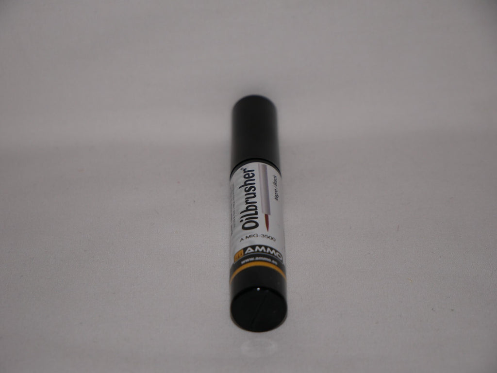 Ammo By Mig Jimenez Oilbrusher Range Black With Fine Brush Applicator A.MIG-3500