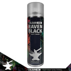 Colour Forge Raven Black Matt Finish Model Primer 500ml Aerosol Rattle Spray Can
