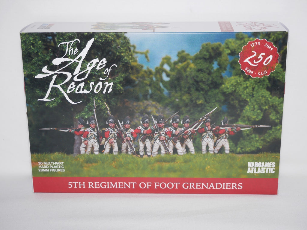 Wargames Atlantic The Age of Reason 5th Regiment of Foot Grenadiers - WAAAR002