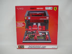 Burago 1:43 Scuderia Ferrari Formula One Team L.Hamilton Pit Pass Diorma Playset - #18-36865H