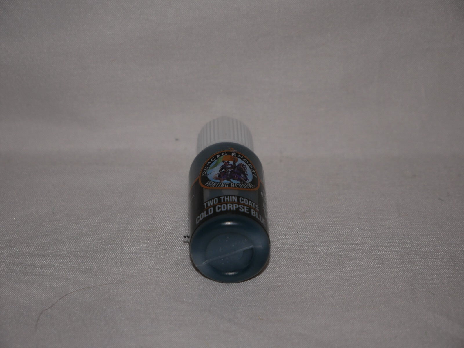 Duncan Rhodes Painting Academy Two Thin Coats Cold Corpse Blue 15ml Bottle 10049