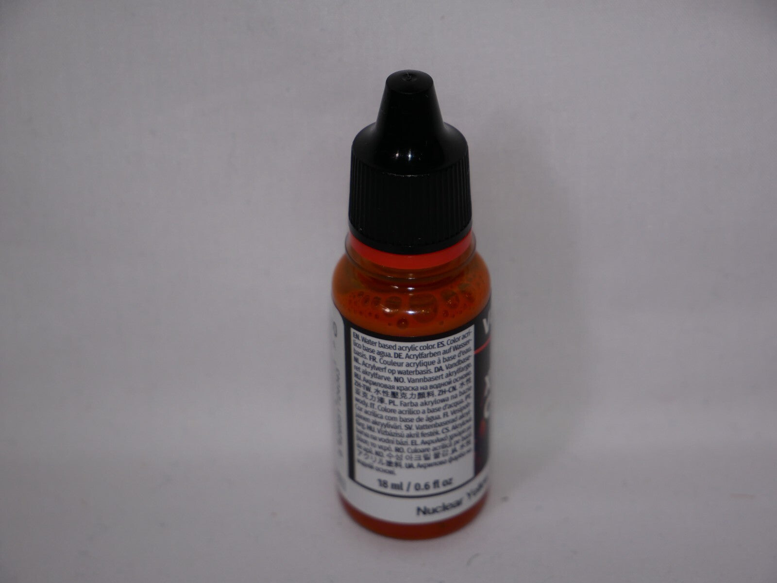 Vallejo Xpress Color Acrylic Nuclear Yellow 18ml/0.6 fl oz Dropper Bottle 72.404