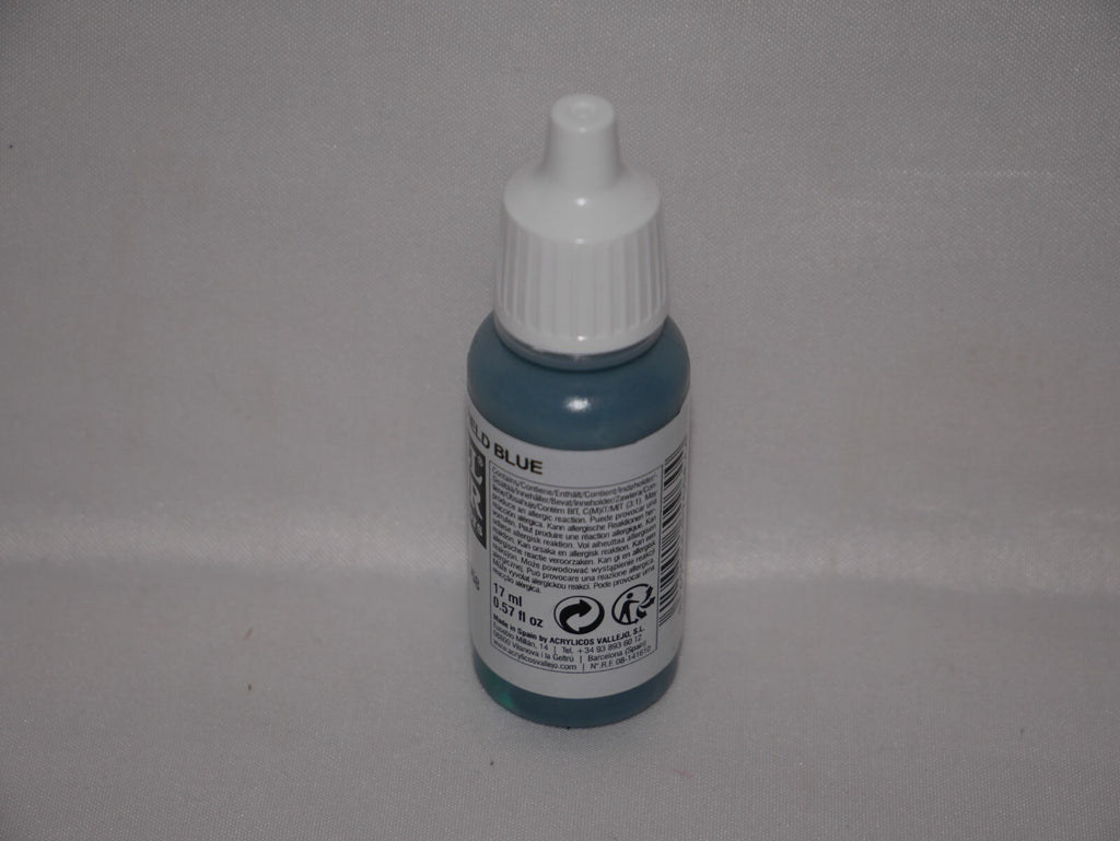 Vallejo Model Color Field Blue Acrylic 17ml /0.57 fl oz Dropper Bottle - 70.964