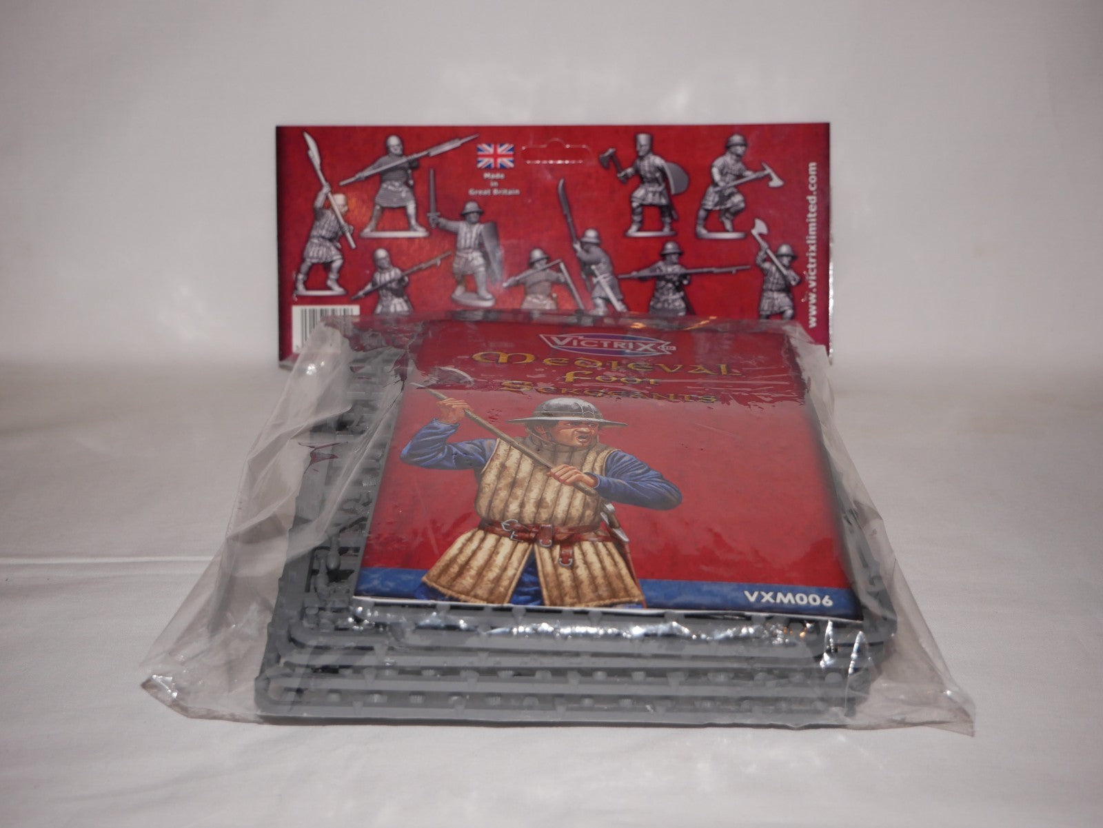 Victrix Medieval Warriors 28mm Scale Hard Plastic Medieval Foot Sergeants VXM006