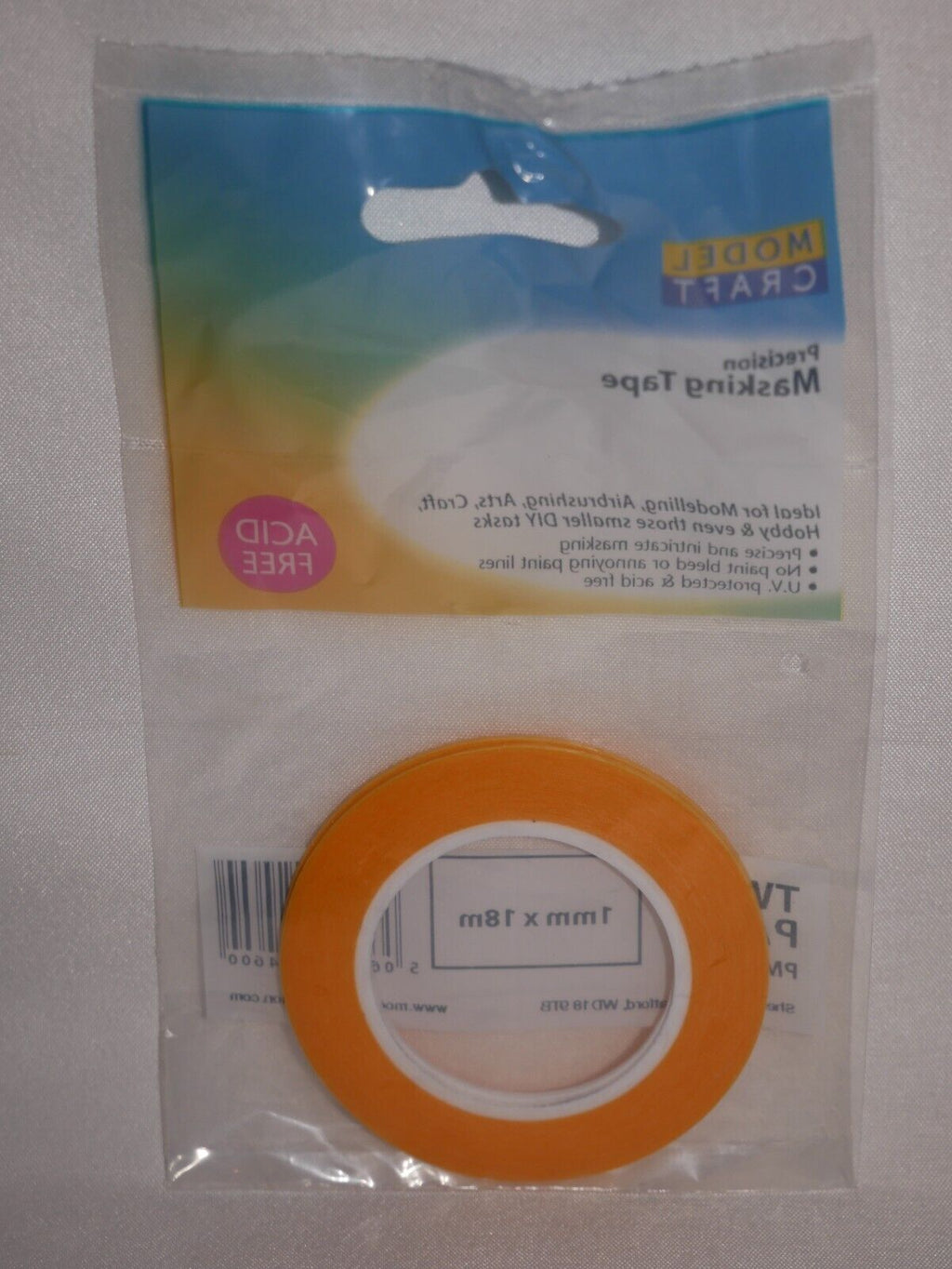 The Model Craft Collection Twin Pack Precision Masking Tape (1mm x 18m) PMA2001