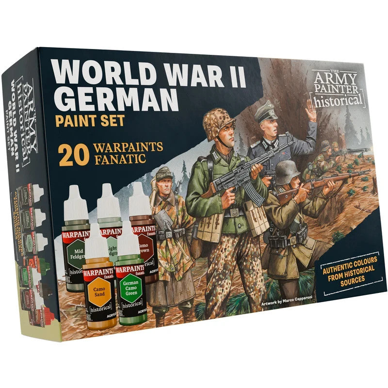 The Army Painter Historical World War II German Paint Set (20 Colours) - WP8083