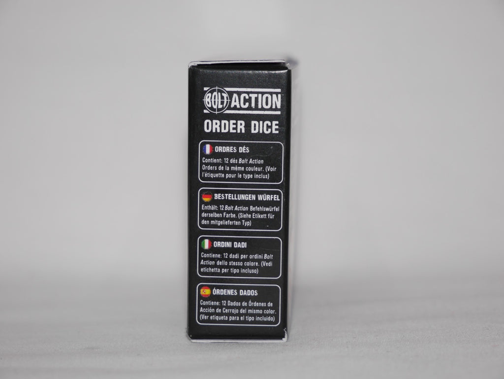 Warlord Games Bolt Action 1:56 Scale 12 Maroon Coloured Order Dice - (402616015)