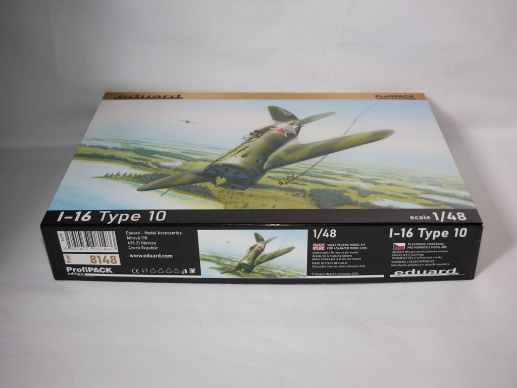 Eduard 1:48 Scale Plastic Kits Polikarpov I-16 Type 10 ProfiPACK Edition - 8148