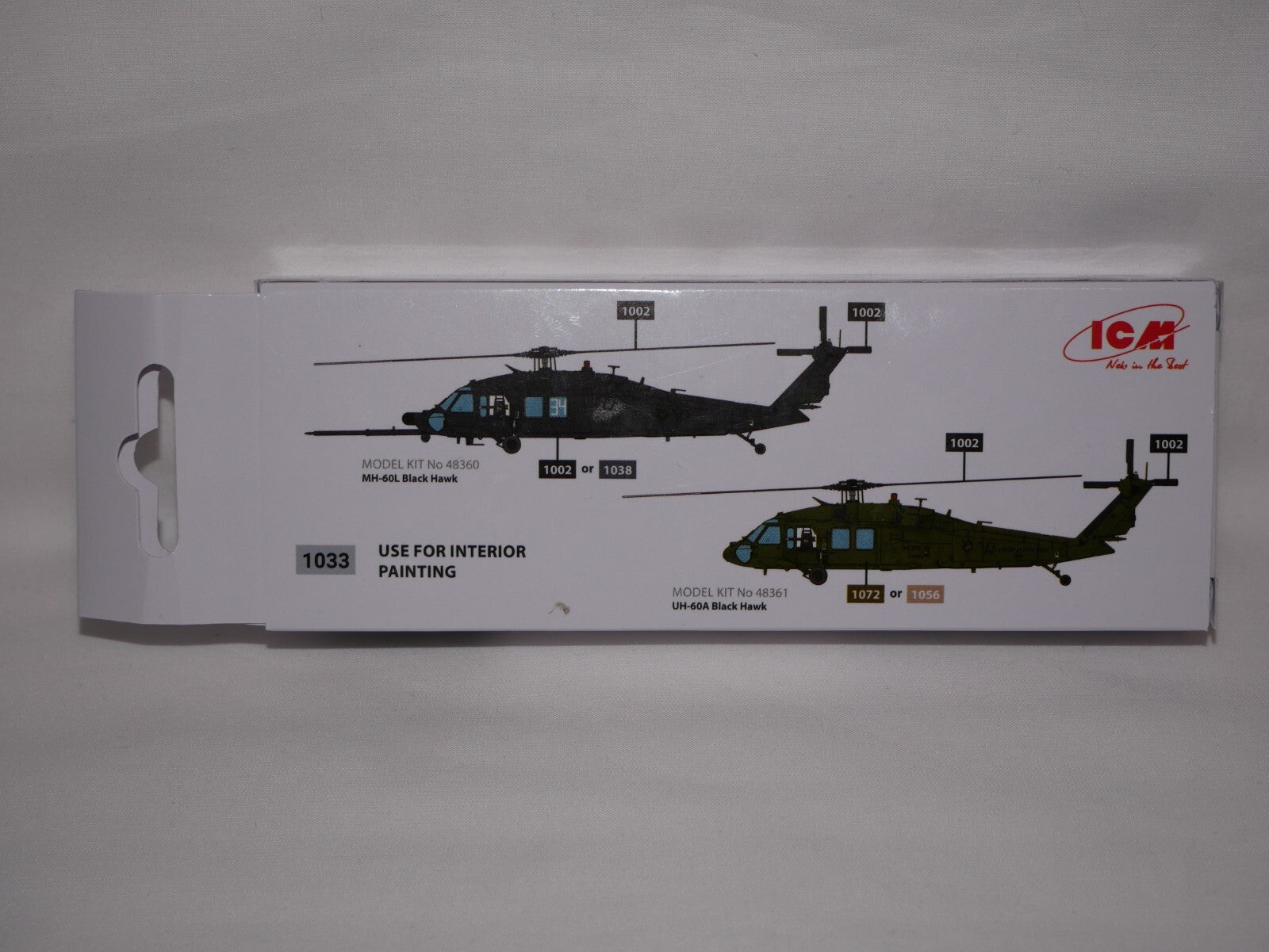 ICM Black Hawk US helicopters Model Kit 6 piece 12ml Acrylic Paints Set - 3067