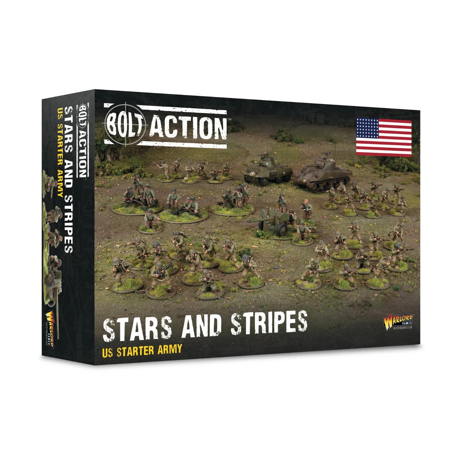 Warlord Games Bolt Action 1:56 Stars And Stripes US Starter Army Set - 402013056