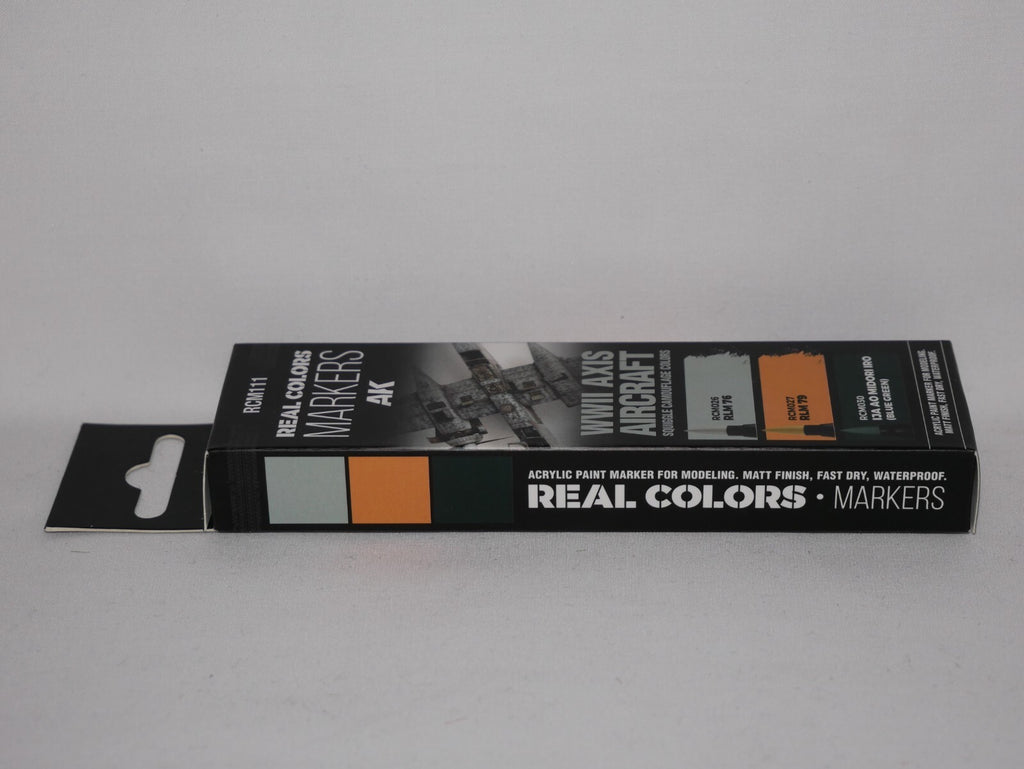 AK Interactive Real Color Markers WWII Axis Aircraft Squiggle Camo Colors RCM111