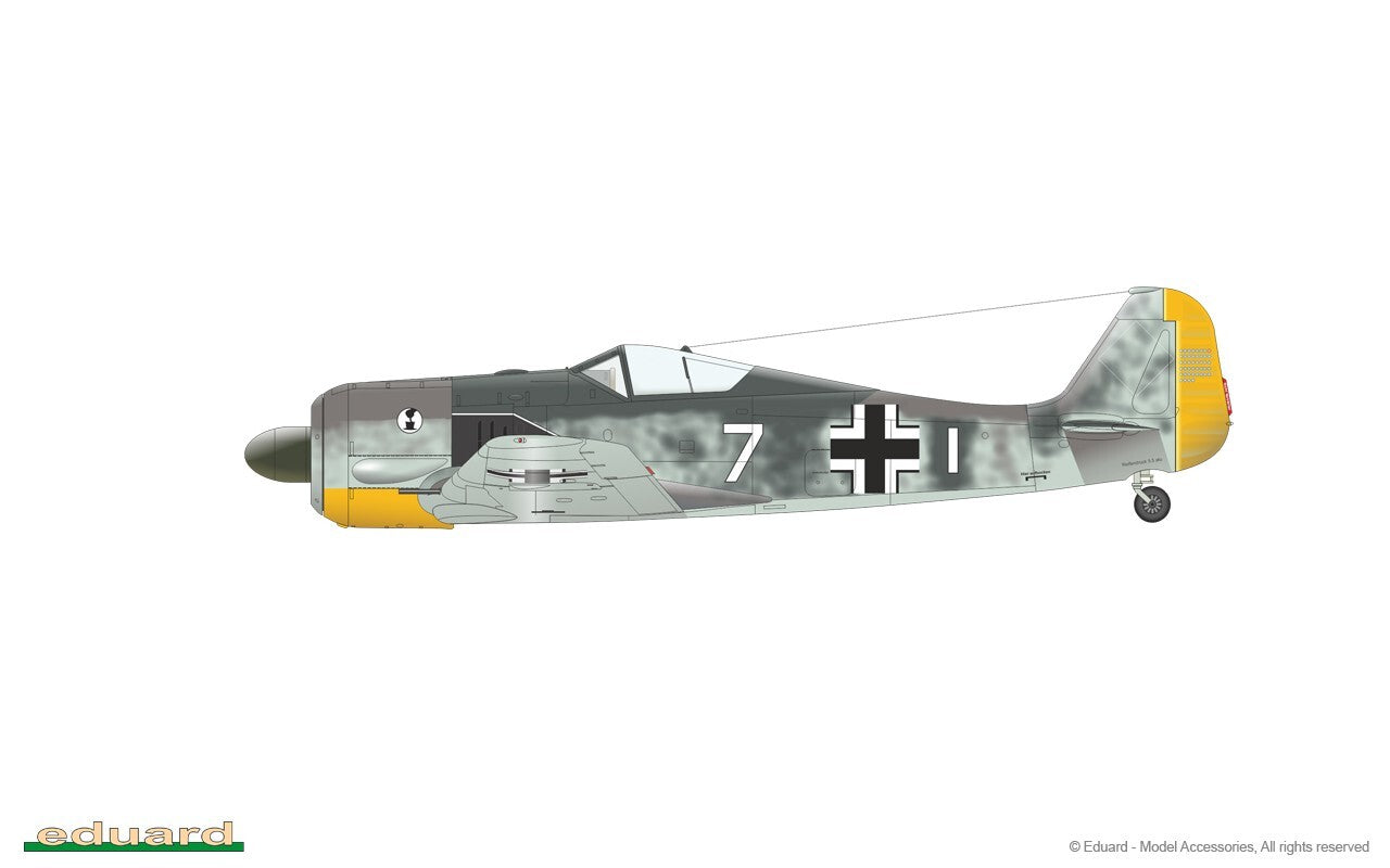 Eduard 1:48 Scale Plastic Kits Focke-Wulf Fw 190A-2 ProfiPACK Edition - 82146