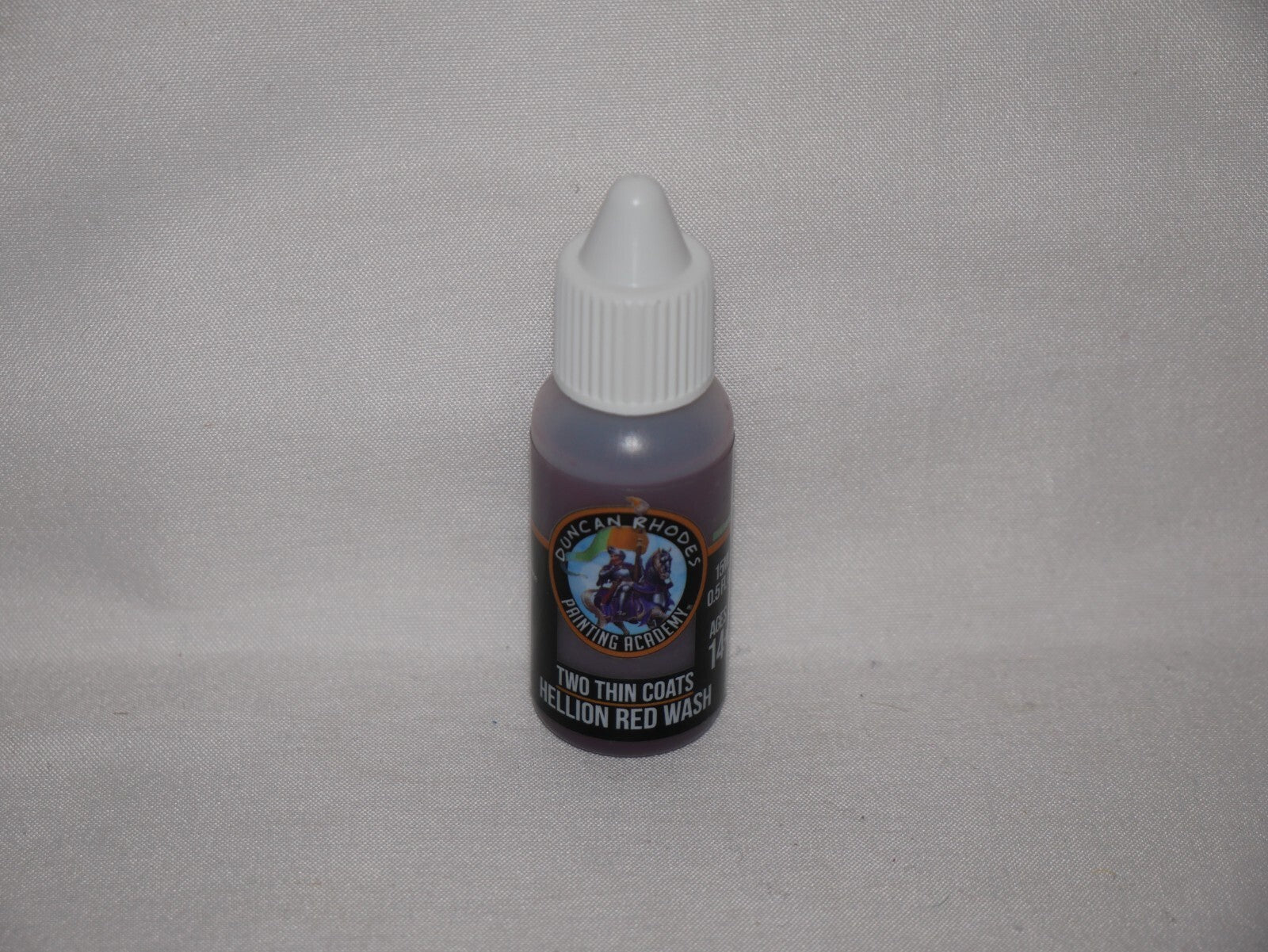 Duncan Rhodes Painting Academy Two Thin Coats Hellion Red Wash 15ml Bottle 10112