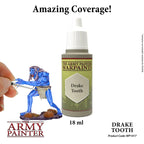 The Army Painter Acrylic Warpaints Range Drake Tooth 18ml Dropper Bottle WP1417