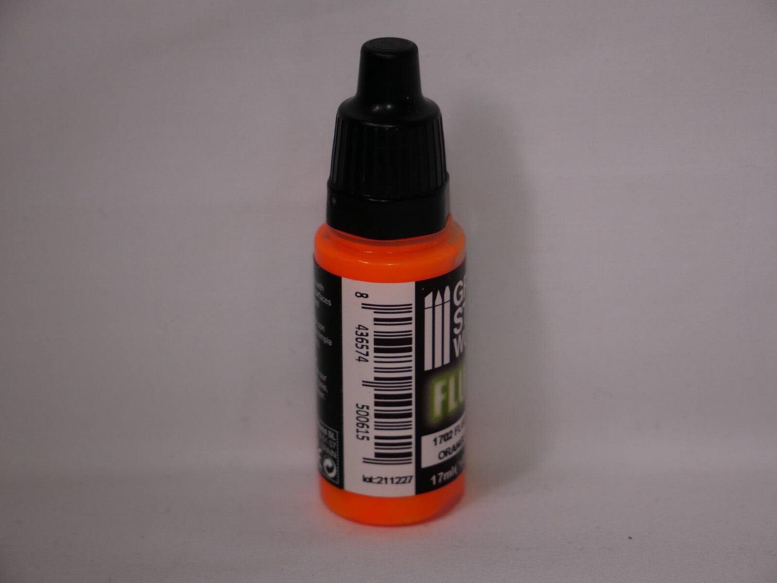 Green Stuff World Fluorescent Acrylic Paints Orange-Yellow 17ml Bottle - 1702