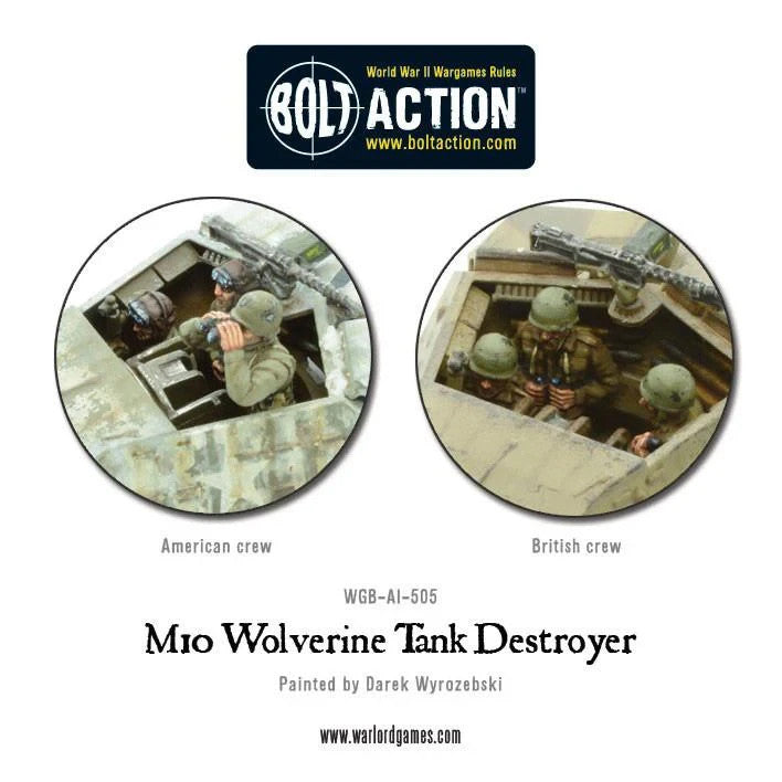 Warlord Games Bolt Action 1:56 Scale US M10 Wolverine Tank Destroyer - 402013007