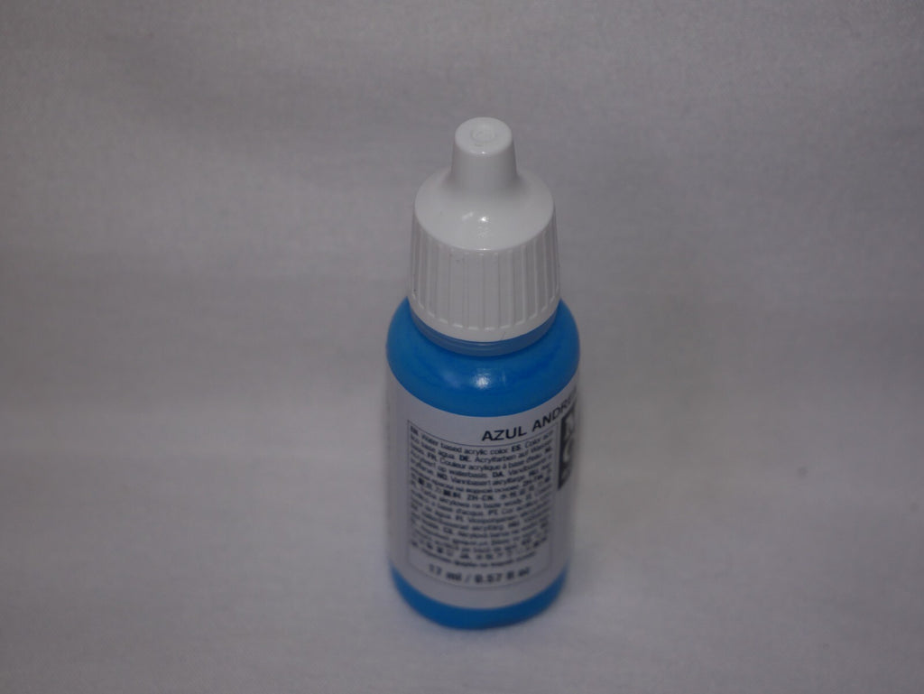 Vallejo Model Color Andrea Blue Acrylic 17ml/0.57 fl oz Dropper Bottle - 70.841