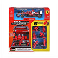 Burago 1:43 Scuderia Ferrari Formula One Team C.Leclerc Pit Pass Diorma Playset - #18-36865L