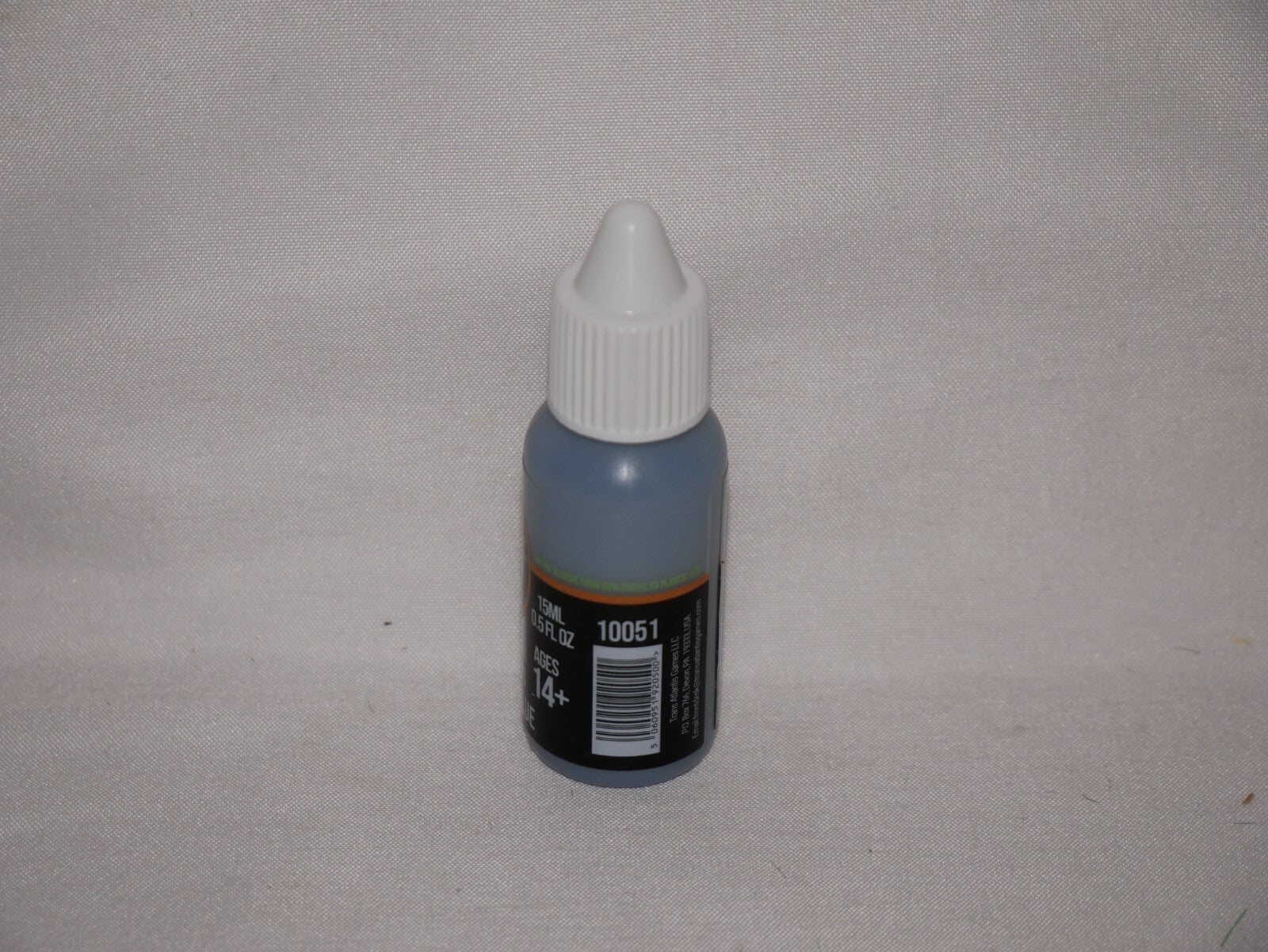 Duncan Rhodes Painting Academy Two Thin Coats Gravestone Blue 15ml Bottle 10051