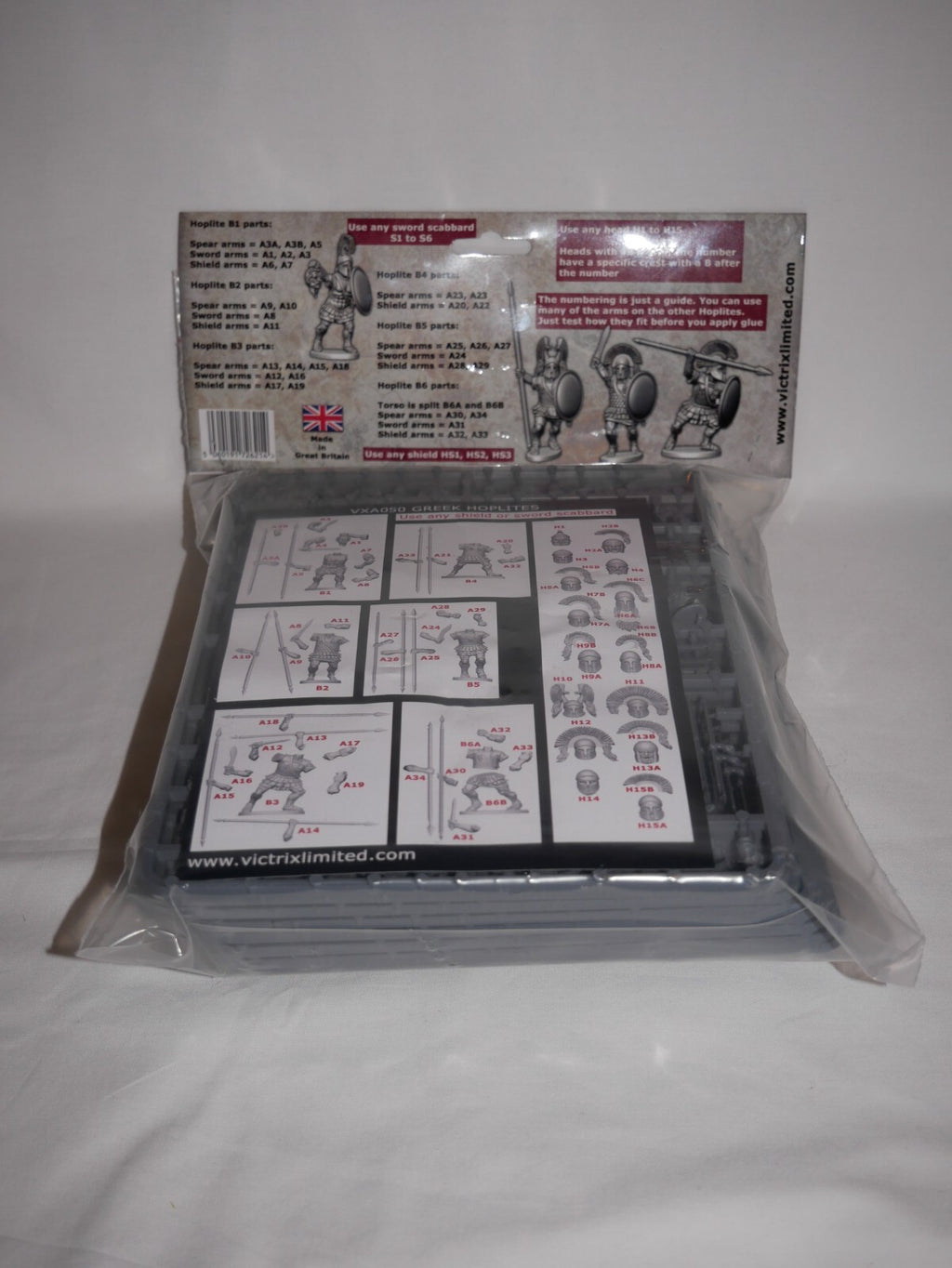 Victrix Greek And Persian Wars 28mm Hard Plastic Greek Hoplites  Models - VXA050