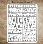 Victrix 28mm Scale Hard Plastic Medieval Warband (42) Miniatures Set - VXWB005