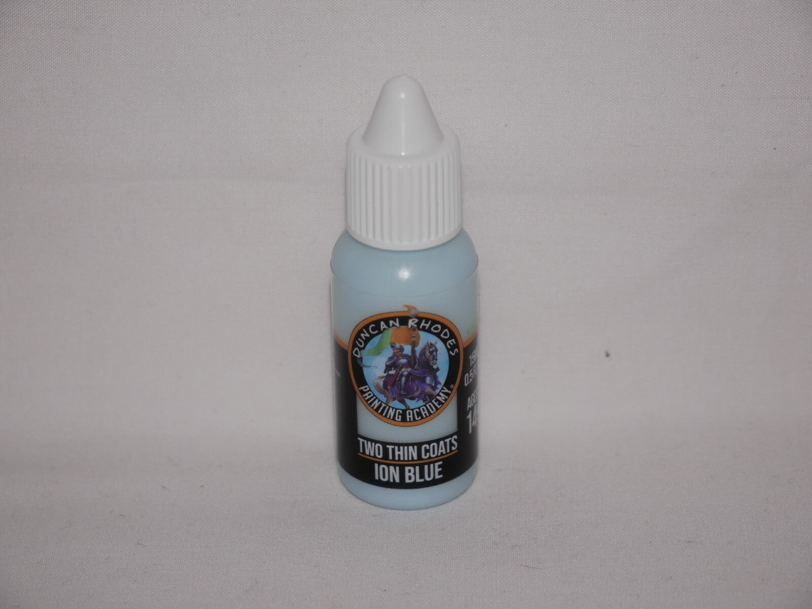 Duncan Rhodes Painting Academy Two Thin Coats Ion Blue 15ml Dropper Bottle 10160