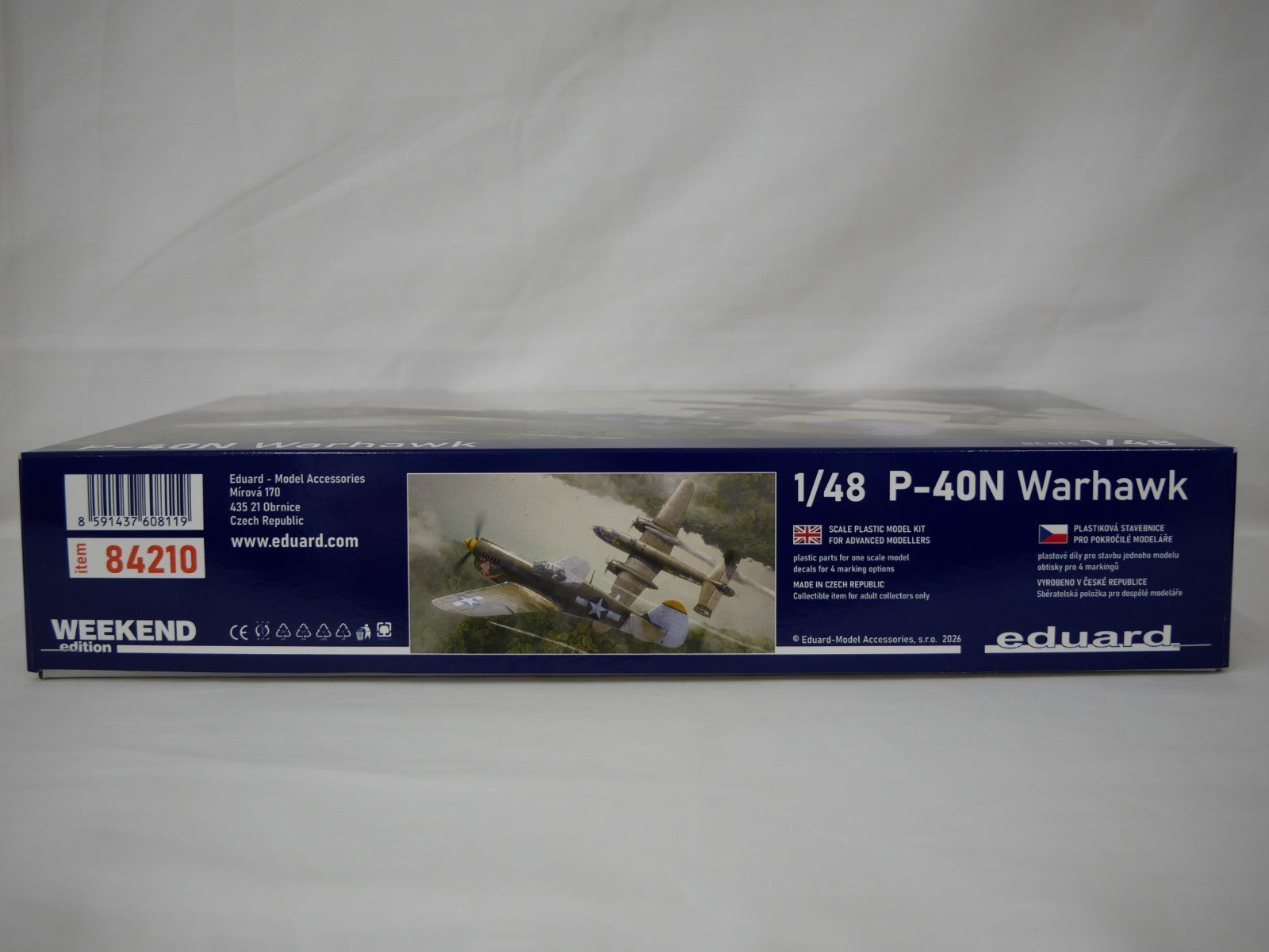Eduard 1:48 Scale WWII Curtiss P-40N Warhawk Weekend Edition Model Kit - 84212