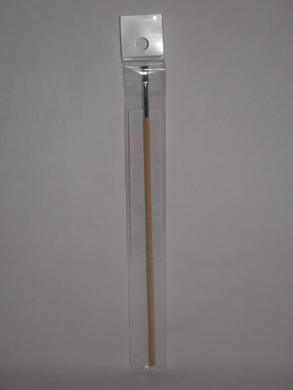Tamiya Wooden Handle Horse-Hair Bristled No.01 Flat Modelling Paint Brush 87028