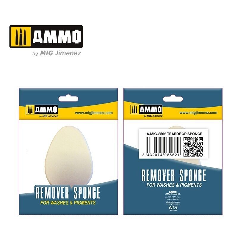 Ammo By Mig Jimenez Teardrop Remover Sponge For Washes & Pigments - A.MIG-8562
