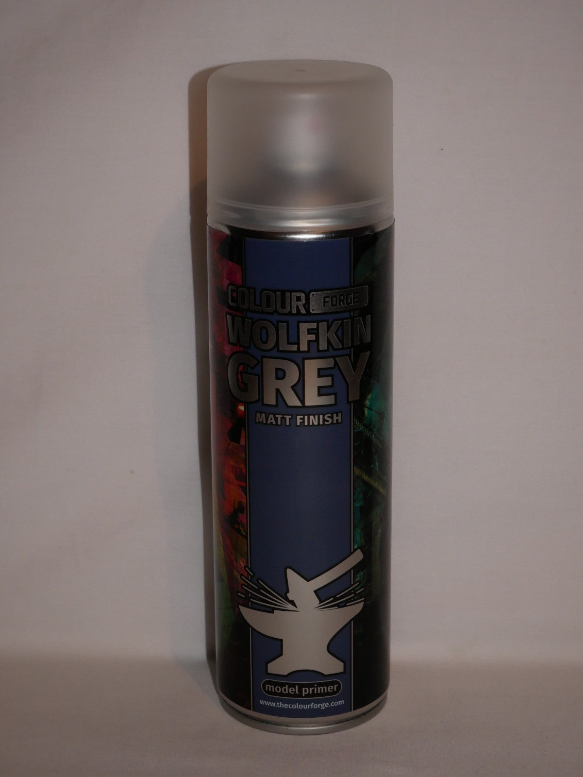 The Colour Forge Wolfkin Grey Matt Finish Model Primer 500ml Aerosol Spray Can