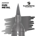 AK Interactive Acrylic Paint Playmarkers For Tabletop Games Gun Metal - AKM001