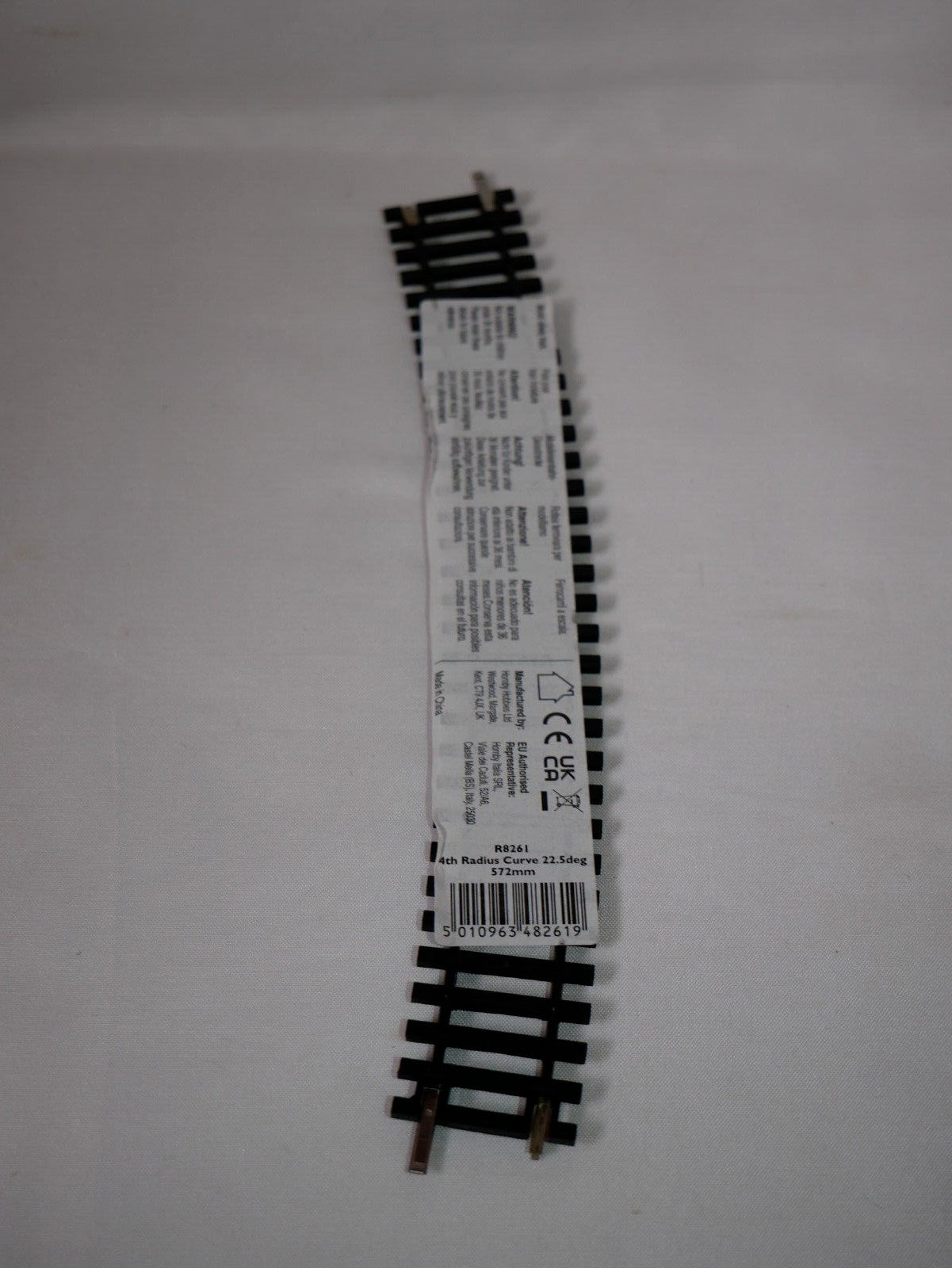 Hornby 1:76 Model Railway Track Single Piece 4th Radius 22.5 Deg Curve Arc R8261