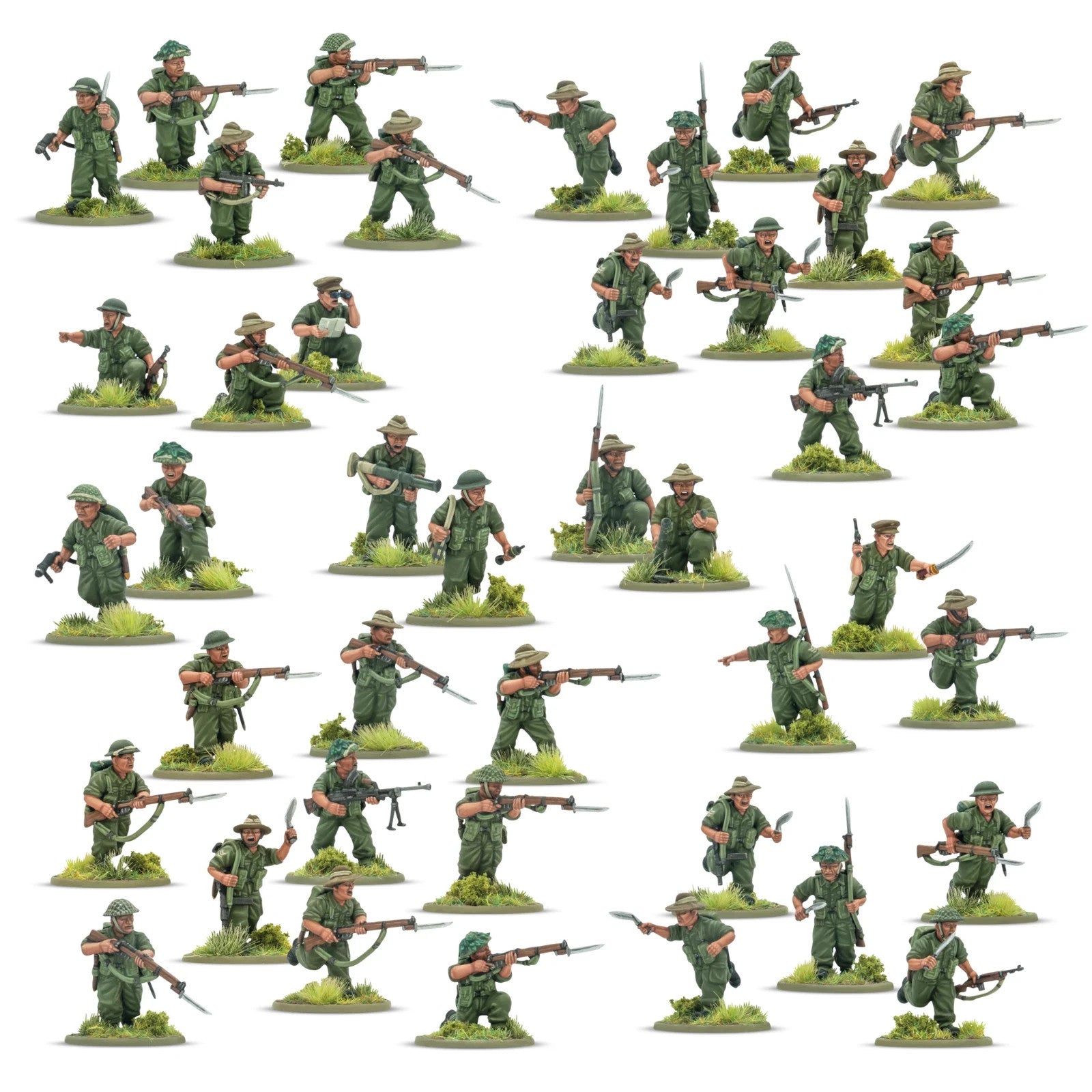 Warlord Games Bolt Action 1:56 Ayo Gorkhali! Gurkha Starter Army Set - 402611201