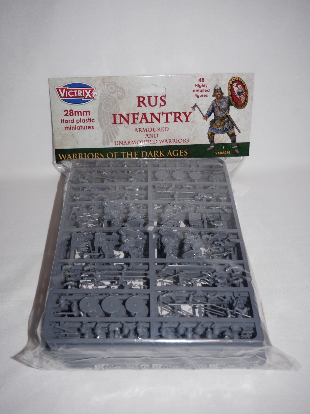 Victrix Warriors Of The Dark Ages 28mm Scale Hard Plastic Rus Infantry - VXDA018