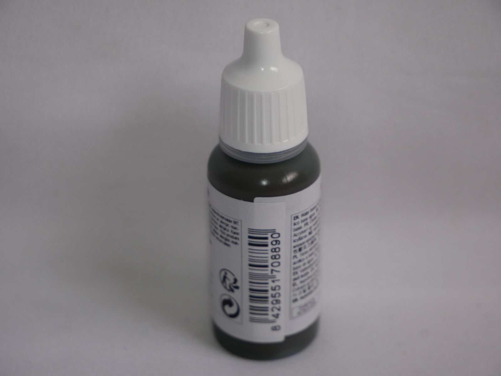 Vallejo Model Color Olive Brown Acrylic 17ml/0.57 fl oz Dropper Bottle - 70.889